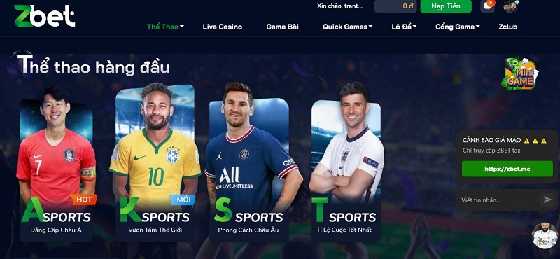 ZBET 6 Thể thao ảo tại ZBET