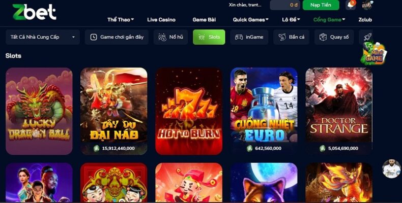 ZBET 8 Slots game tại nhà cái ZBET