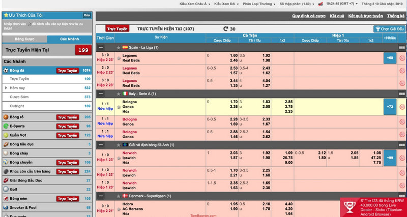 Cách tính cược xiên bóng đá hội viên tại ZBET nên biết 2 cược xiên