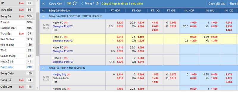 Cách tính cược xiên bóng đá hội viên tại ZBET nên biết 3 cuoc xien 5